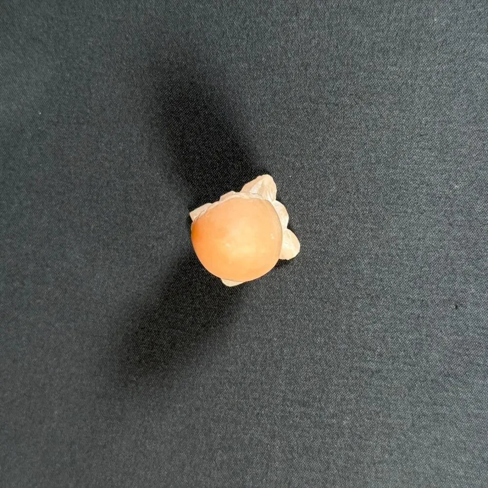 Miniature Carved Stone Egg with Nativity Inside 1.5